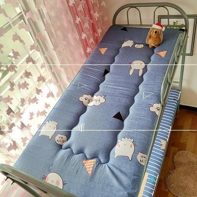 m ngủ nệm sàn nệm đơn ký túc xá giường tầng 09 dày có thể gấp lại tatami sinh viên chống ẩm - Nệm
