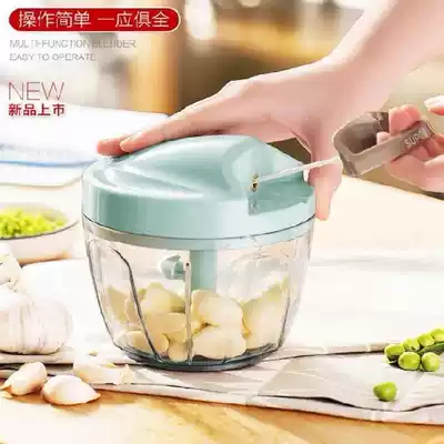 Multifunctional cooking machine manual garlic smashing machine vegetable stuffing pulverizer deli meat minced garlic processor duck meat stand