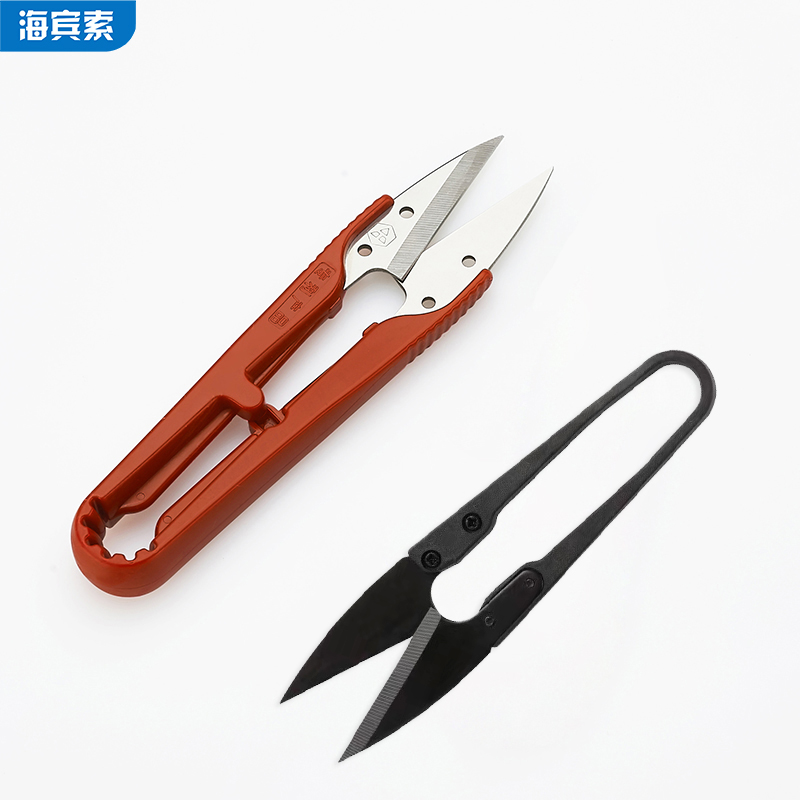 Imported yarn cut spring cross embroidered upscale small cut clothes clothing cut sewing cloth scissors U type cut wire head