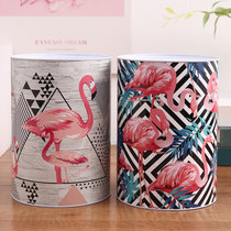 Creative savings jar Tin Deposit Money Pot just cant get in and save money pot supersize Mmouth Iron Childrens Day Gift