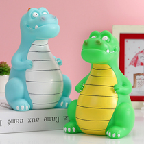 Dinosaur prevarication anti-fall deposit money pot creative new cartoon dinosaur savings jar Children deposit money pot birthday present