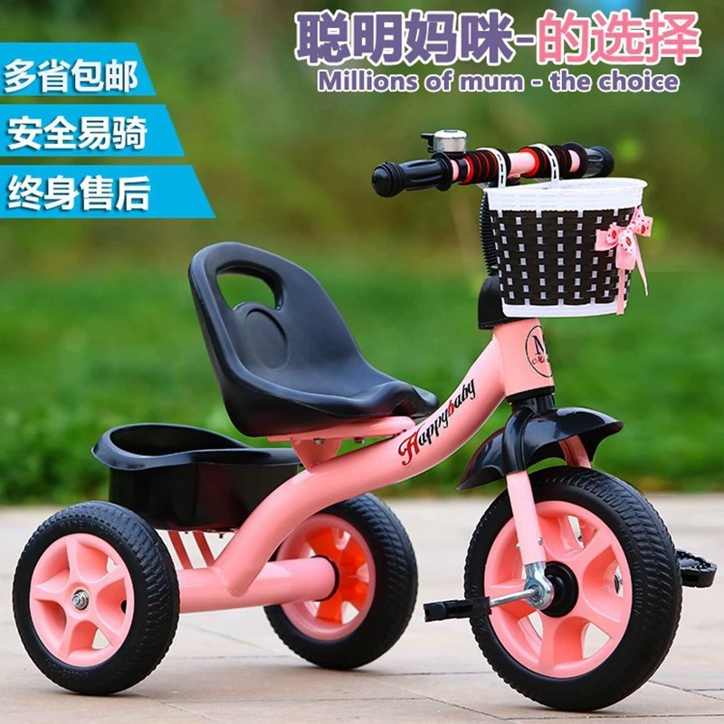 Trẻ em trai 2-3-4-6 tuổi xe ba bánh cân bằng đi xe đạp đa chức năng trẻ em gái cô gái trai 6 - Smart Scooter