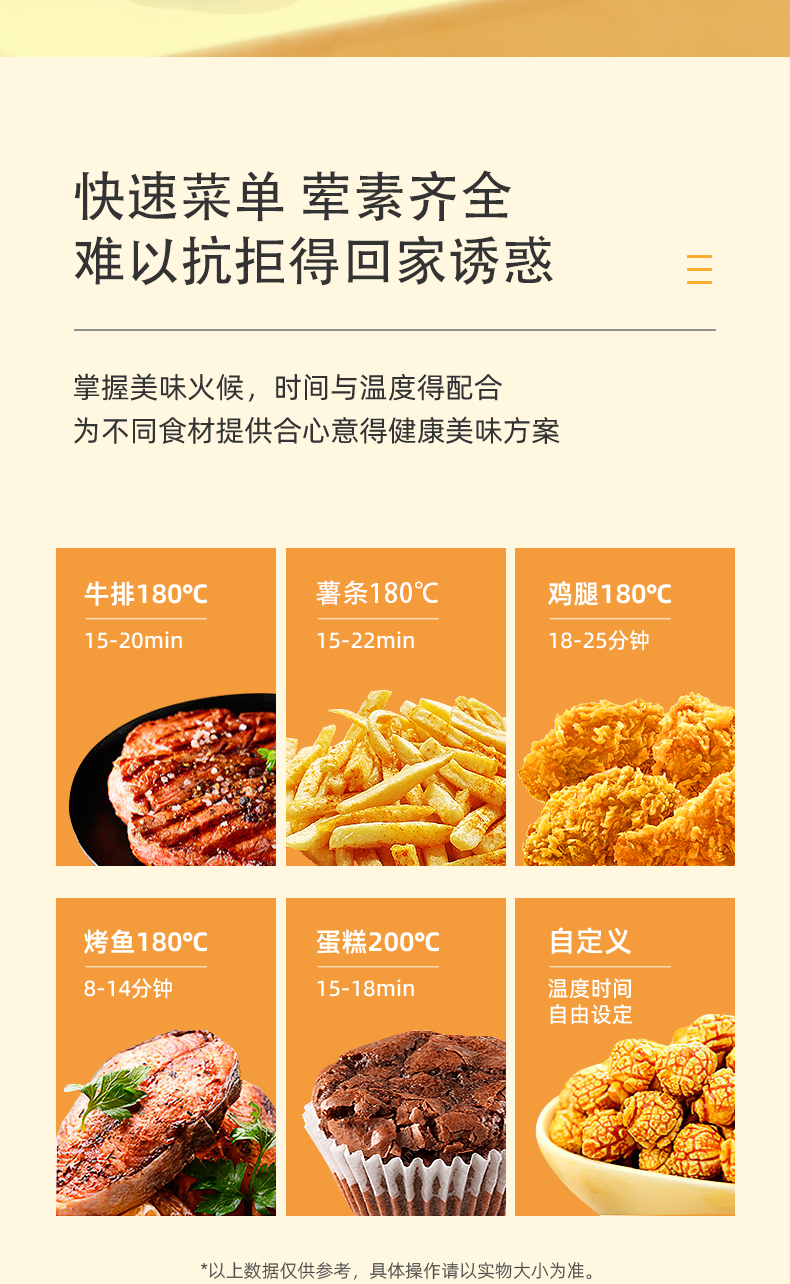 美国飞达仕 空气炸锅 5L大容量 图7