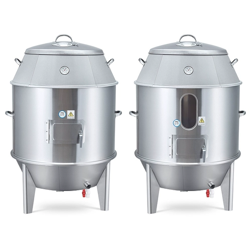 Жареная утиная печь Коммерческое газовое электричество нагревание древесного уклона жареная утка жареная печь