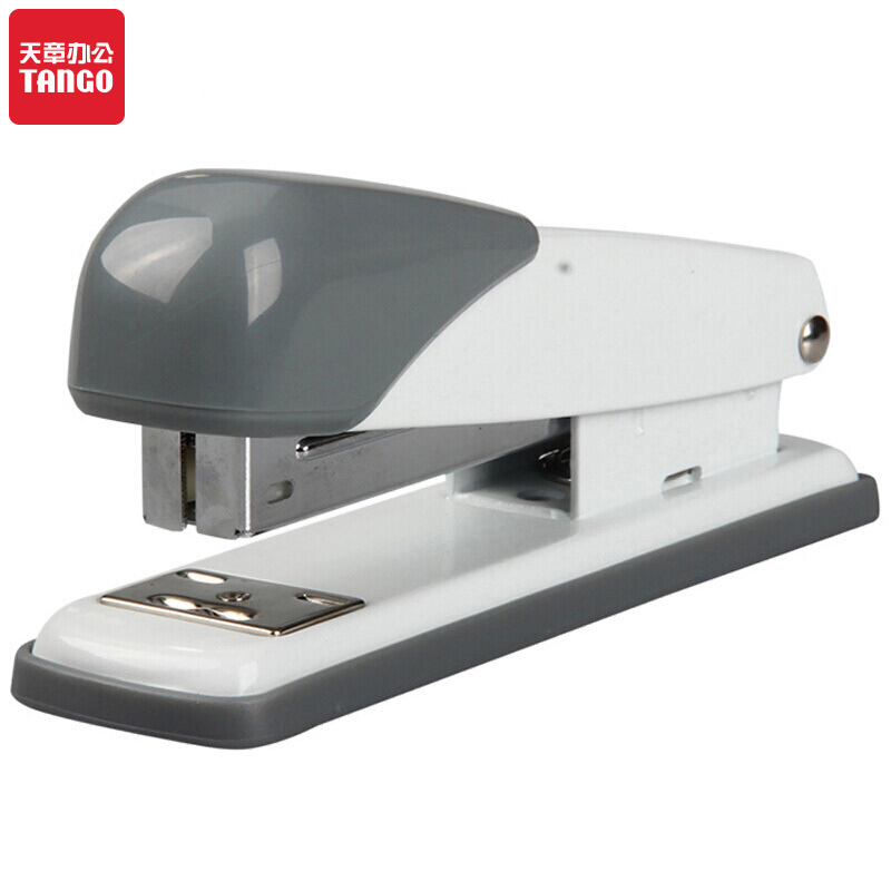 Tianzhang office (TANGO) 12#affordable office stapler Stapler Silver gray Tango series office stationery
