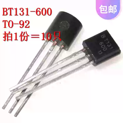 10 BT131-600 BT131 1A 600V TO-92 bidirectional semiconductor controlled rectifier triode