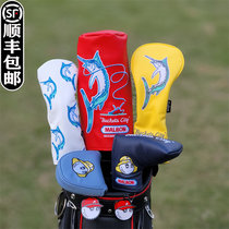 New fisherman hat golf club cover club head cover ball head protection hat cover universal wooden club cover for men and women