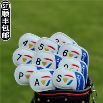 Colorful TLM wood putter iron cover golf club cover club head cover cap cover ball head protection cap cover