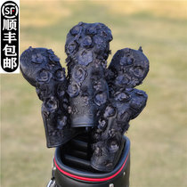 Black rose womens golf club cover club head cover putter cover protective cover head cover cute personality