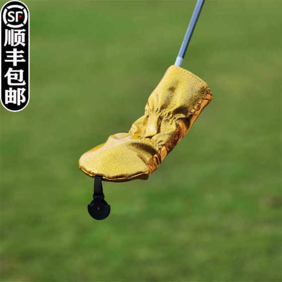 SWAG扑克牌金色国王高尔夫球杆套 杆头套 幸运木杆套球头保护帽套