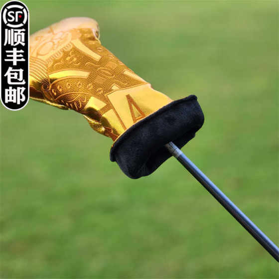 SWAG扑克牌金色国王高尔夫球杆套 杆头套 幸运木杆套球头保护帽套