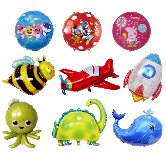 Super variety of cartoon aluminum film balloons