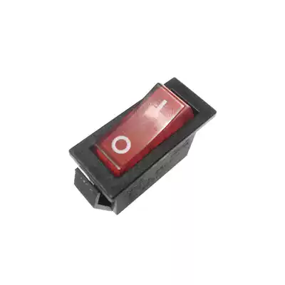 Gaokemei core Yunye rocker switch KCD315A 30A250V red with light 2 Gears 3 feet straight insert (one)