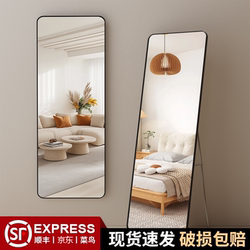 Full-length mirror Dressing floor mirror For Home wall-mounted wall-mounted Popular girl bedroom dormitory wall-mounted three-dimensional fitting mirror