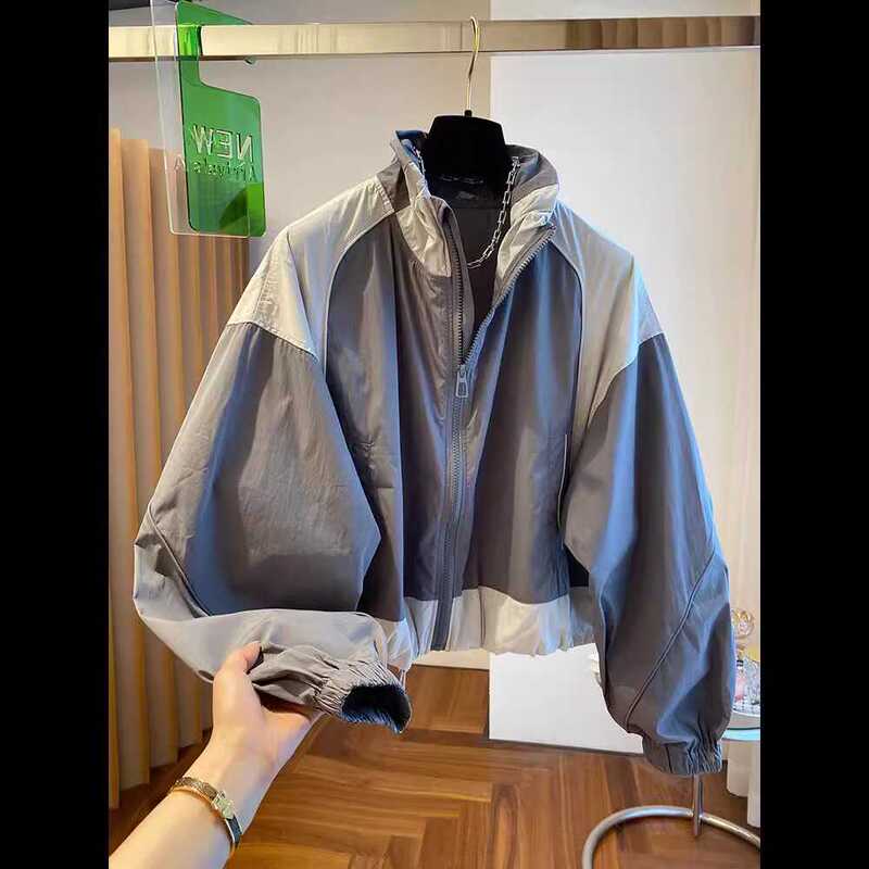 Women's Jacket 2026 New Spring and Autumn American Retro Short Baseball Jacket Casual Jacket Top Women's Jacket 2026 New Spring and Autumn American Retro Short Baseball Jacket Casual Jacket Top
