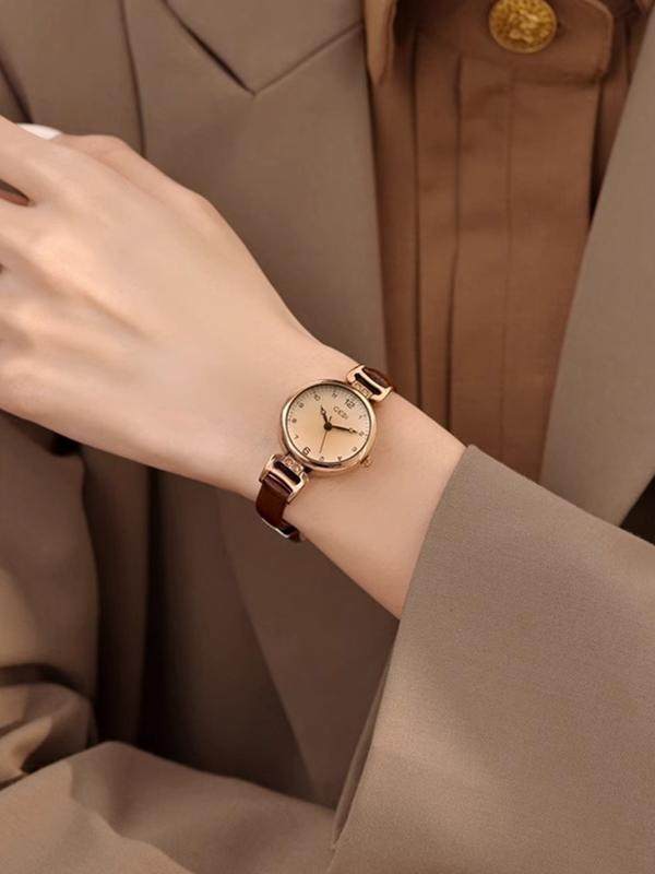 Civil Service Mechanical Watch Exam-Specific Watch for Women, Vintage Pointer Style, Suitable for Public Exams, High School Students, Silent, Waterproof, Quartz