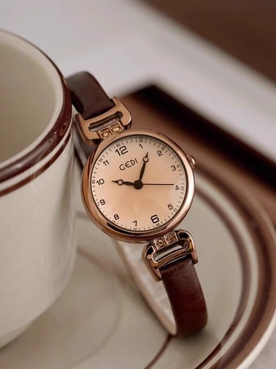 Civil Service Mechanical Watch Exam-Specific Watch for Women, Vintage Pointer Style, Suitable for Public Exams, High School Students, Silent, Waterproof, Quartz