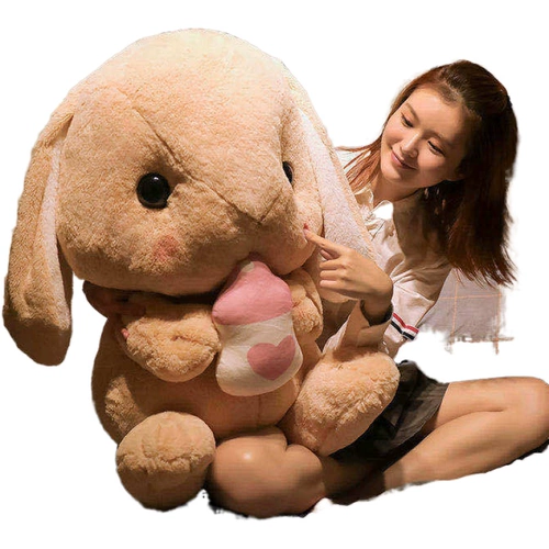 Милый плюшевый кролик, кукла, игрушка, подушка для сна, популярно в интернете, подарок девушке