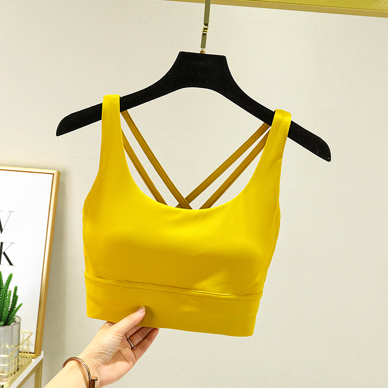 Beauty Back Yoga Lingerie Running Shockproof Coalesque Anti Drooping Sports Bra Women Fashion Vest Style Fitness Corset