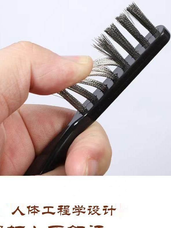 Wire Brush with Hard Bristles for Cleaning Vajra Bodhi Beads, Monkey Head Beads, Walnuts, Rust Removal, Toothbrush for Cleaning Gaps and Seams