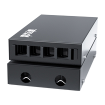 FiberHome Tiancheng 4-port optical fiber terminal box SC FC ST LC desktop optical cable terminal box fusion splicing box 4-core optical fiber junction box protection box carrier-grade thickened optical fiber reel box splice box