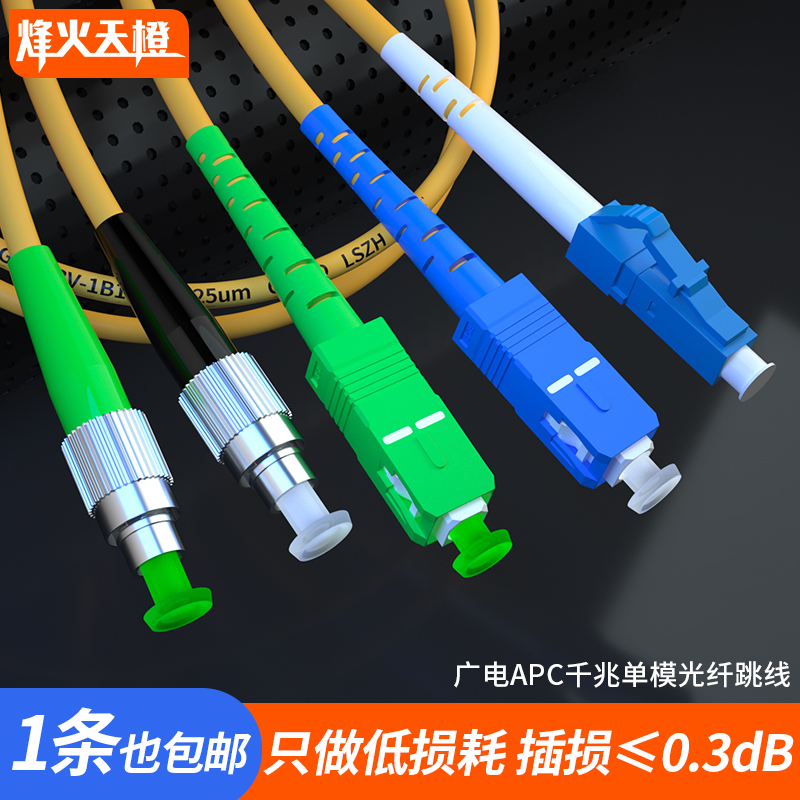 Fiber Optic Patch Cord with Apc Connector, Single-Mode, 8-Degree Angle, for Radio and Television Broadcasting, Sc/Fc/St/Lc, Dedicated for Cable Tv Set-Top Boxes, Apc Core Single-Mode Fiber Optic Patch Cord Extension Cable