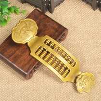 Pure copper wishful calculation copper Ruyi home office decoration gifts crafts financial position ornaments