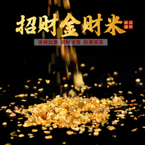 Natural Jia Cai God Jincai Rice Jinsha Caiku Jinmi Auspicious for the God of Wealth incense burner Jinmi