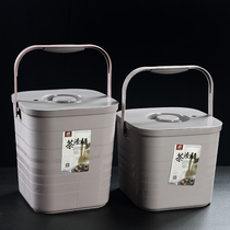 Shede tea table bucket tea waste water bucket tea residue bucket tea filter trash can emergency Kung Fu tea set spare parts