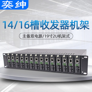 Optical fiber transceiver rack-mounted Yishen