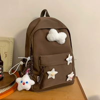 Коричневый большой с 3 звездами 1 голова кости+белая звезда, висящая украшение