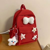 Красная труба с 3 звездами 1 костяная головка+белая звезда, висящая украшение