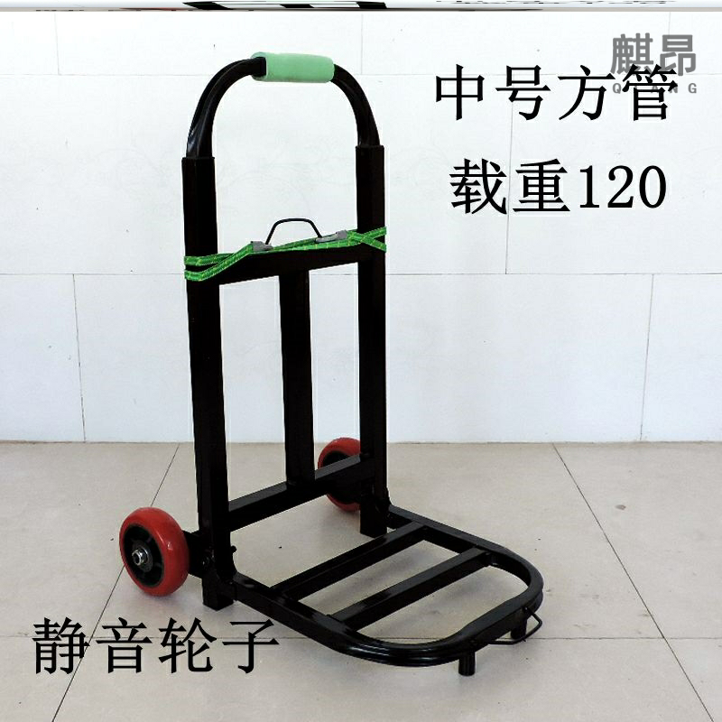 Small small household cart cart portable mini carrier Purchase rod Racing clothing logistics Moving hand push