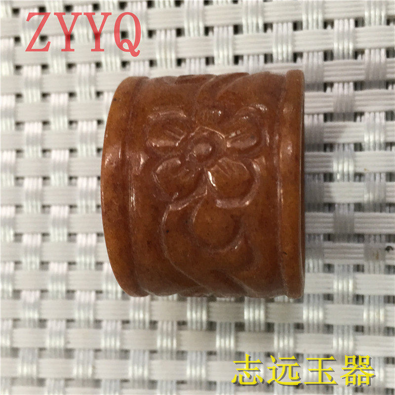 Imitation Ancient Taku Jade Imitation Five Generations Era Natural Old Xiu Jade Red Qin Jade Bring Antique Ancient Play Collection Boutique Engraving