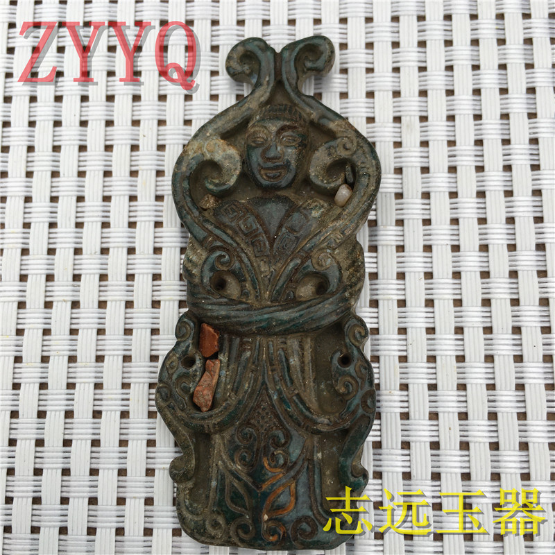 High Ancient Spring and Late Autumn Period Countries of the King's Palace Each Color Jade Female Maid Beautiful End of Antiquity Ancient and Old Objects