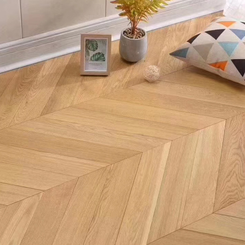 Create a curd fish bone puzzle multilayer geothermal ground heating solid wood composite flooring human character spelling personality of Nordic