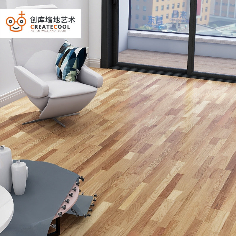 Creation Gallery Oak Solid Wood Composite Floor Three Household Floors Living Room Luxury Wood Floor F08M35S
