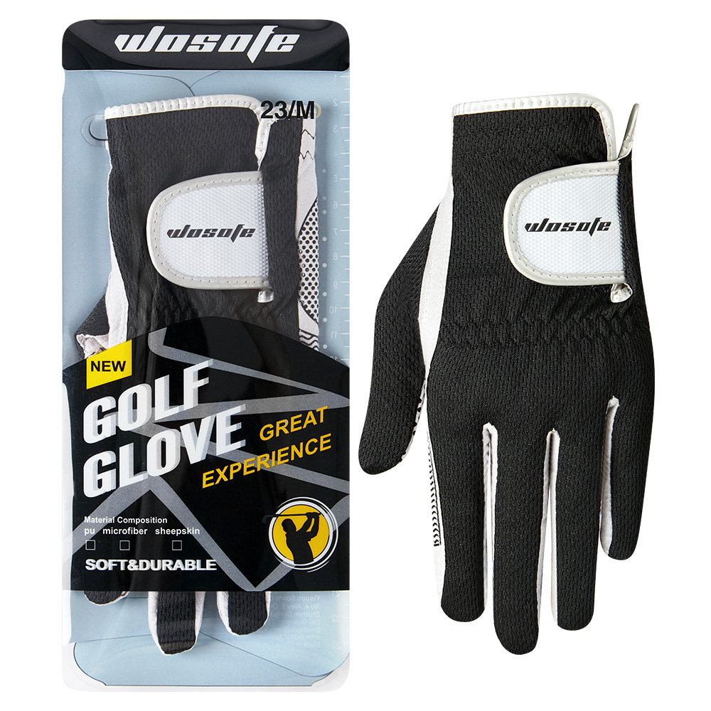 Heren golfhandschoen ademend mesh antislip siliconen links_voghion.com