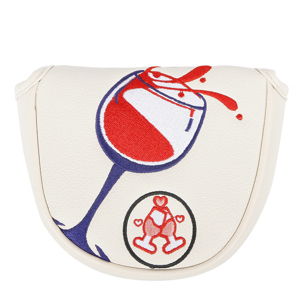 Capa protetora para tacos de golfe impermeável padrão copo vinho_voghion.com