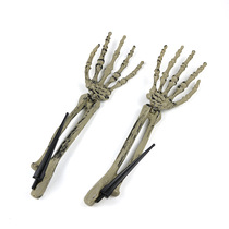 Erlin Halloween skeleton with arms stuck in the ground scary claws haunted house secret room bar decoration props horror decoration imitation