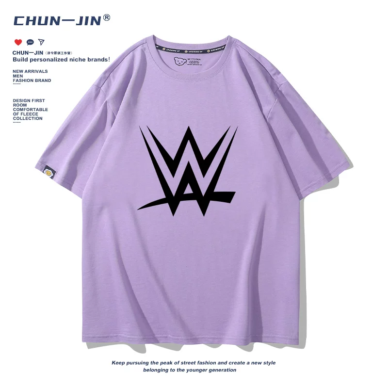 WWE футболка коротким рукавом - Locke CM Punk RKO RKO Saint -shield Seist Dian Baroque Brock T -shirt