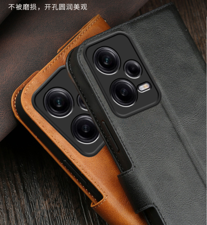 Wallets Folio Flip Magnetic Synthetic Leather Card Holder Folding Stand Business Style Note 12, Note 12 Pro, Note 12 Pro+
