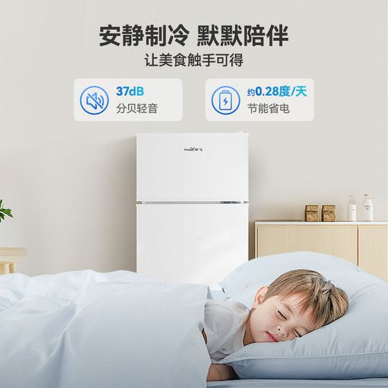 一级节能新飞小冰箱家用小型办公室租房宿舍节能省电迷你冰箱双门