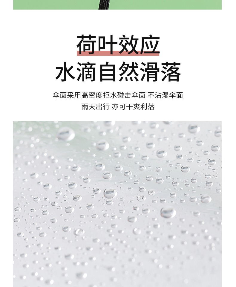 白色透明伞网红拍照伞男女大号小清新日系雨伞加厚结实自动伞折叠