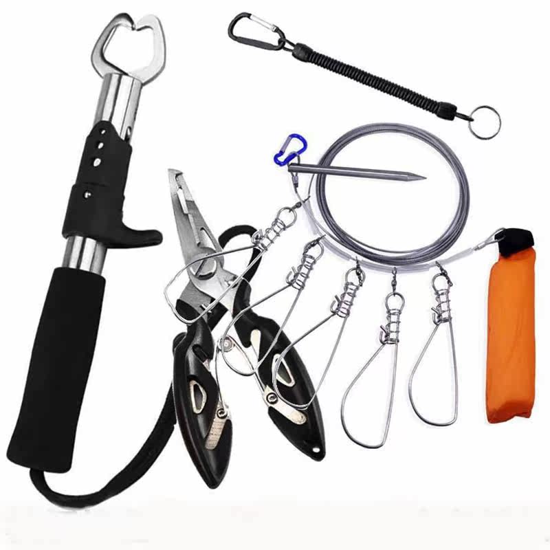 Luia equipment big full accessories fish catch stainless steel fish mouth nippers clamp fish pliers fish button fish lock teething catch fish