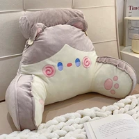 Цвет молока кошка среднего размера [65x40 см] подходит для стульев