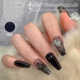 Ретро аксессуар для маникюра, цирконий, металлические наклейки для ногтей для ногтей, популярно в интернете, в стиле панк