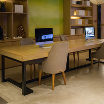 Simple office solid wood conference table modern desk computer desk desk desk desk learning desk bedroom desk