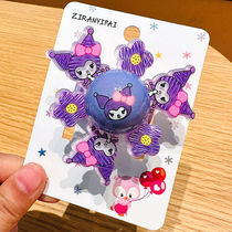 Kuromi spinning ring luminous with light Kuromi gyro bracelet girls princess kuromi luminous toy