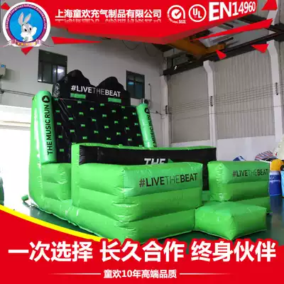 Inflatable climbing wall outdoor fun games props children inflatable climbing wall Children's Orchestra rock climbing Castle